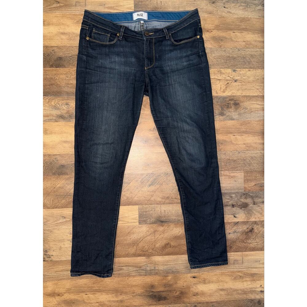 Paige women’s skyline skinny blue jeans - Picture 7 of 16